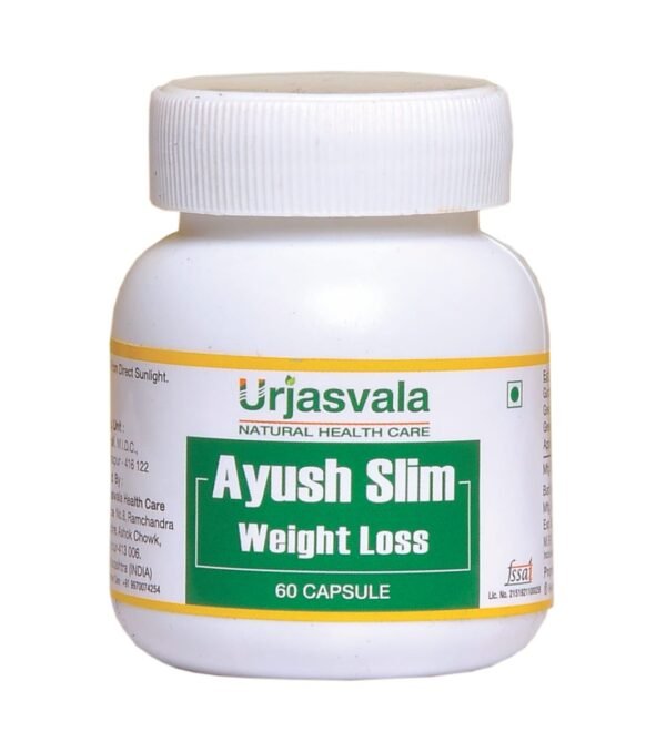 Urjasvala Ayush Slim Weight Loss Capsule (Pack of 1)