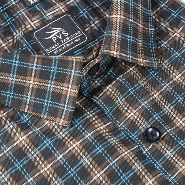 Stylish Checks Casual Shirt For Men (Pack of 1) - Image 2